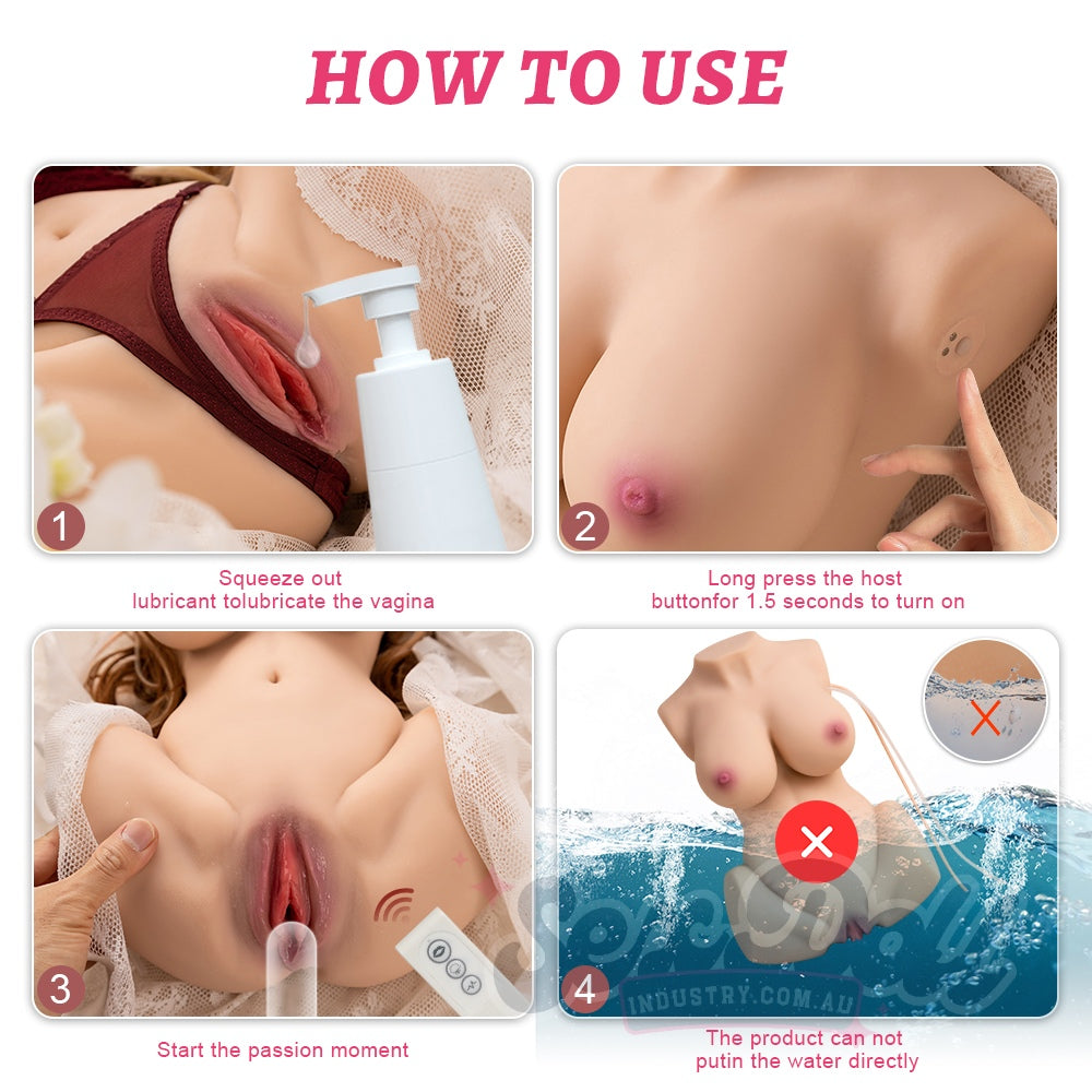 Meggie - 44cm Automatic Sex Doll Torso
