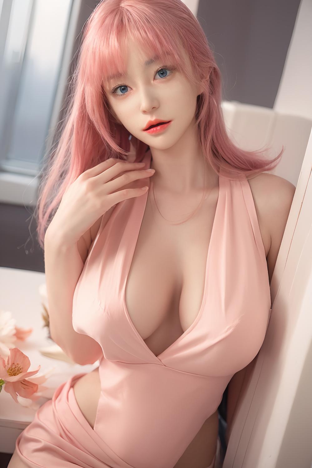 Edith - 148-170cm Silicone Head Realistic Sex Doll with ROS Oral - SY Doll