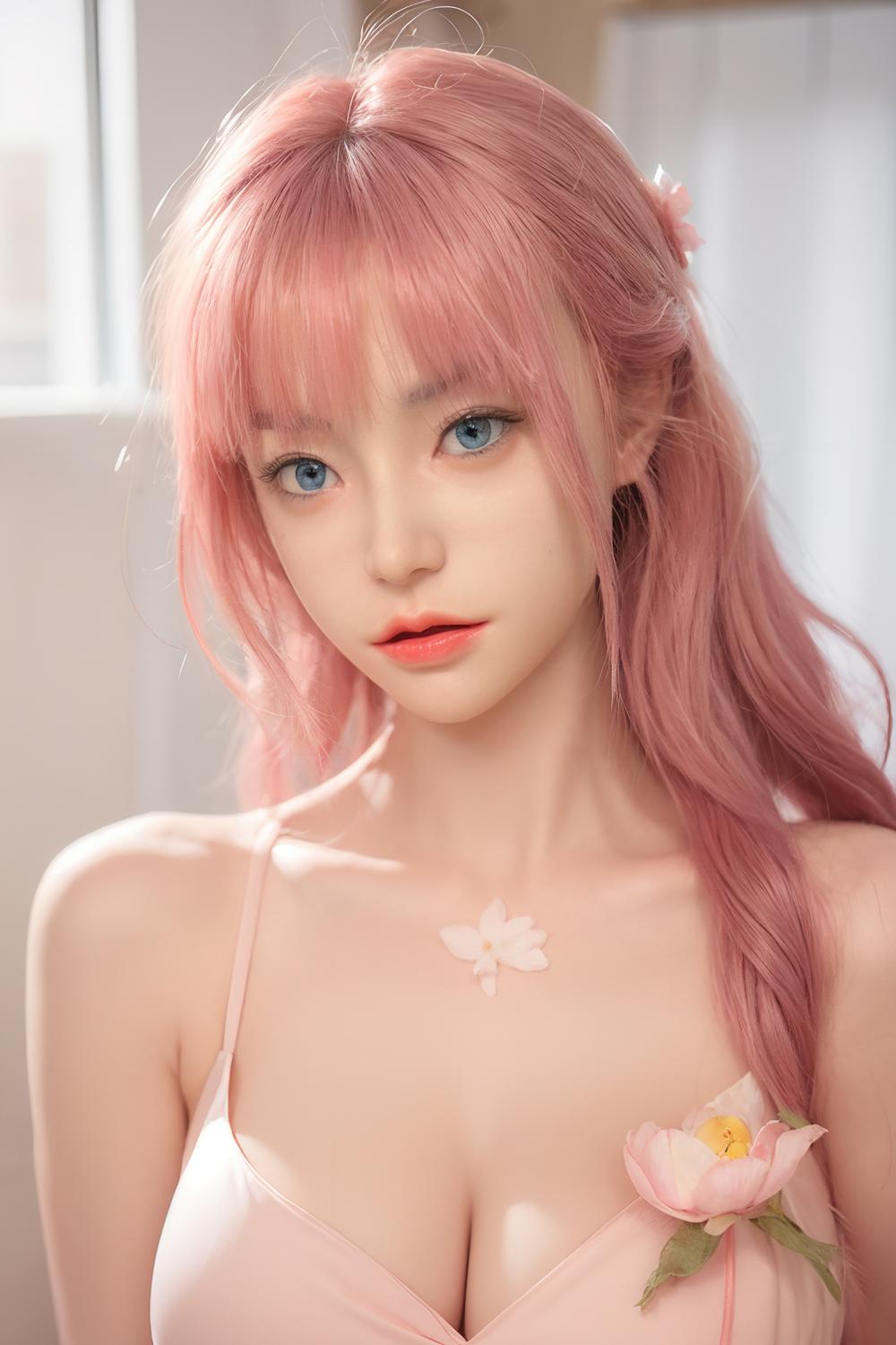 Edith - 148-170cm Silicone Head Realistic Sex Doll with ROS Oral - SY Doll