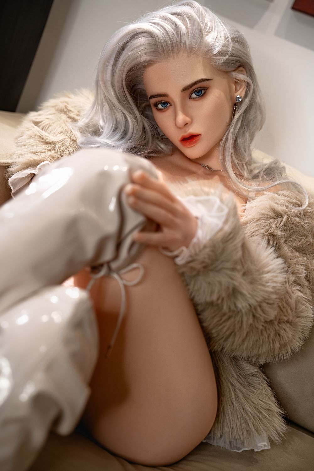 Nora - 148-170cm Silicone Head Realistic Sex Doll with ROS Oral - SY Doll
