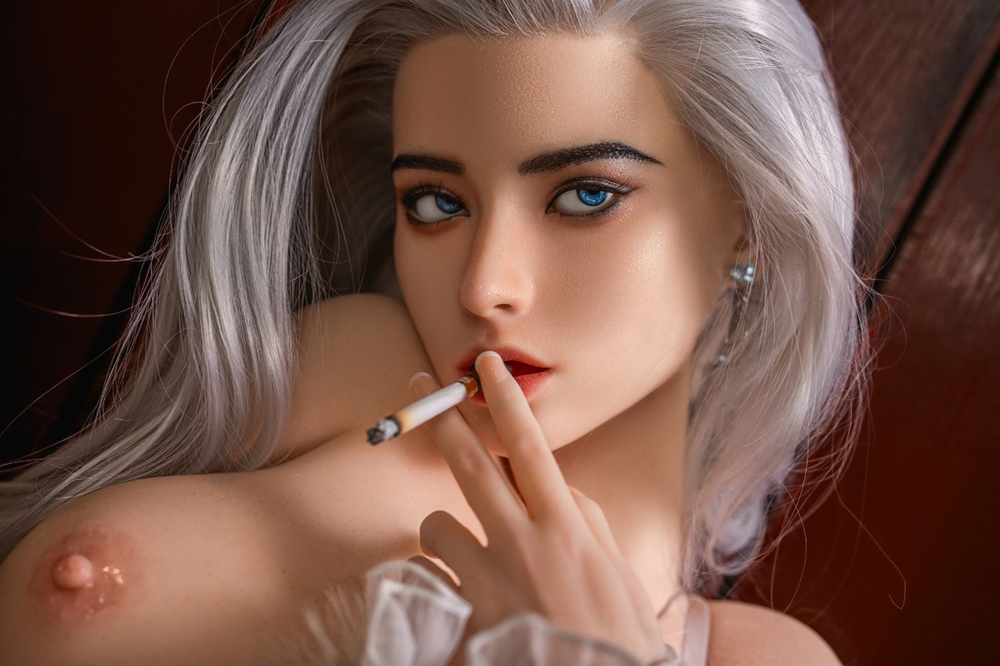 Nora - 148-170cm Silicone Head Realistic Sex Doll with ROS Oral - SY Doll