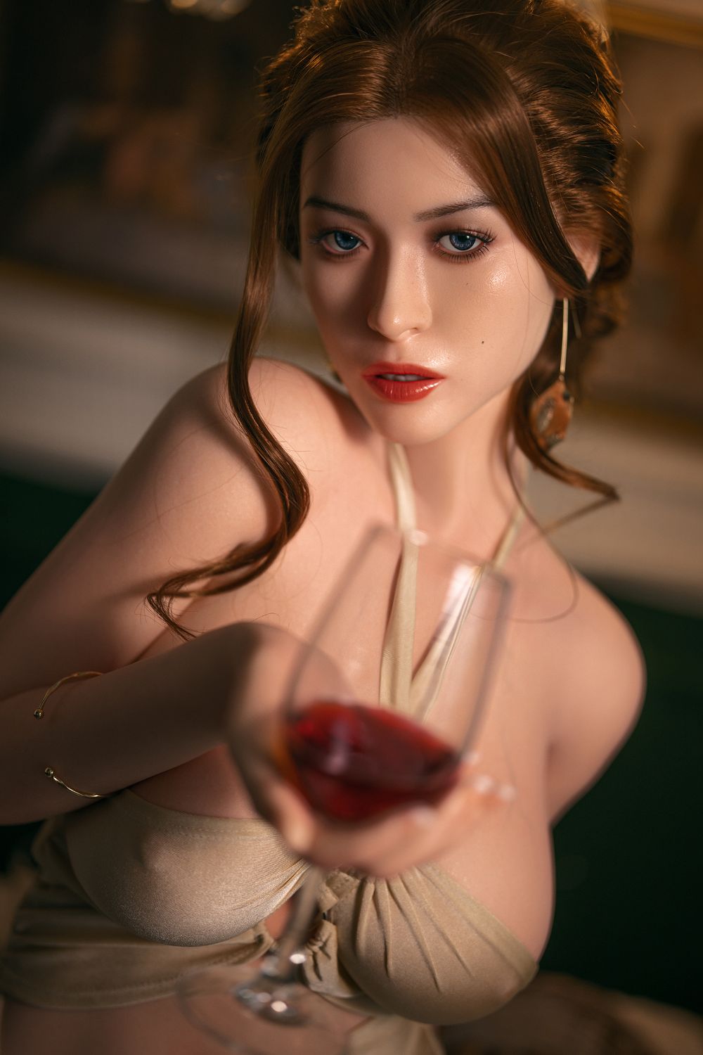 Nancy - 148-170cm Silicone Head Realistic Sex Doll with ROS Oral - SY Doll