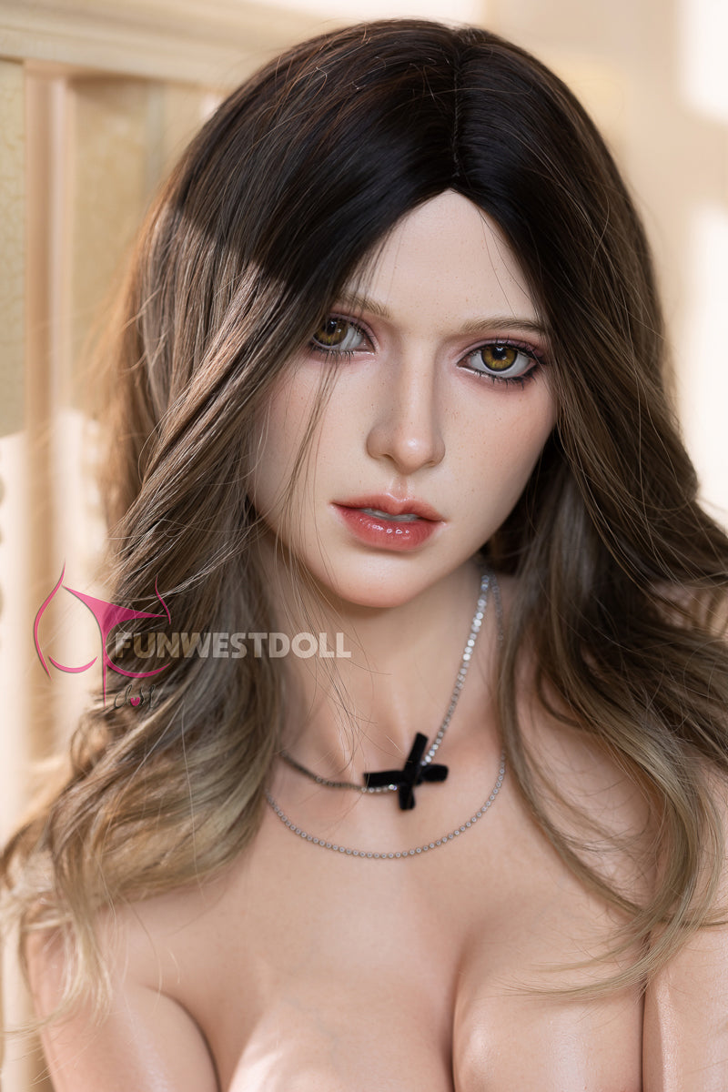 Elsie-Silicone-head-realdoll-Joydoll- FunWestDoll
