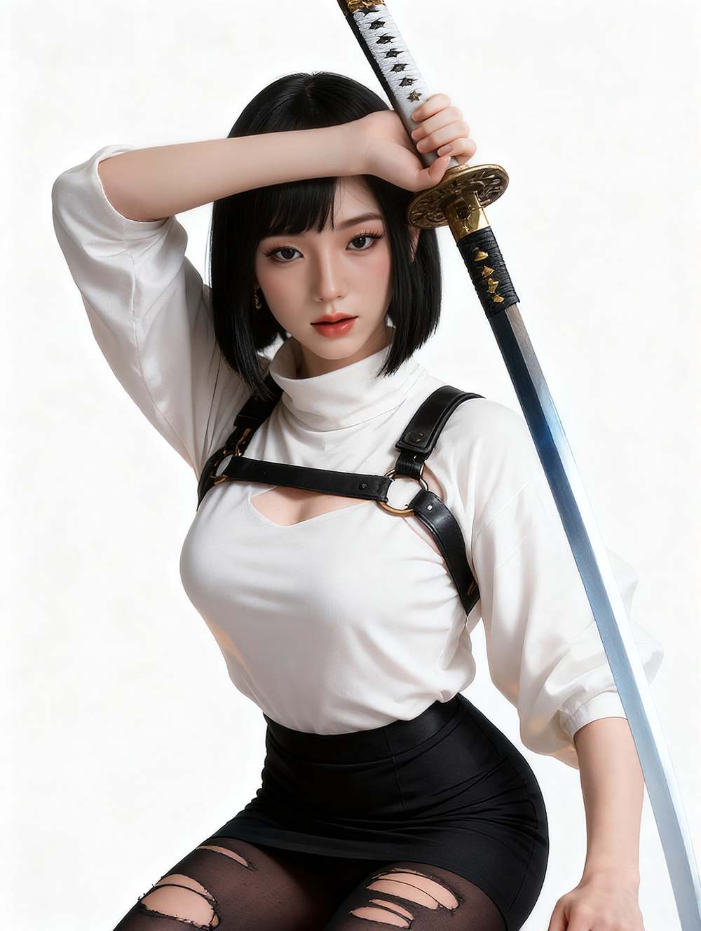 Lily - 148-169cm Silicone Head Realistic Sex Doll with ROS Oral - SY Doll