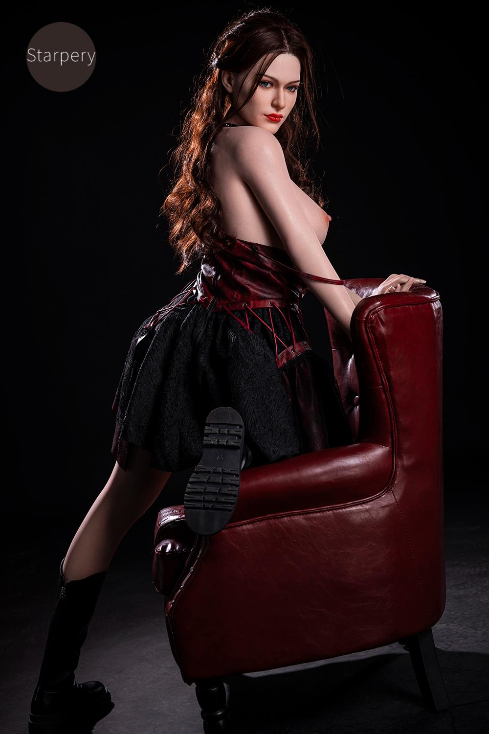 Genie - 172cm F-cup Silicone Head Sex Doll with Lightweight Body – Starpery Doll